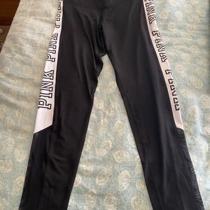 Victorias Secret PINK Ultimate Legging - Black/Wht